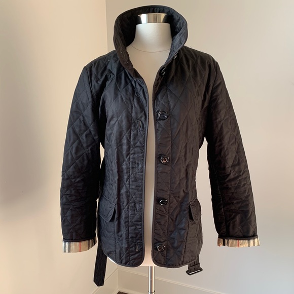 Burberry Diamond Quilt Belted Jacket - Picture 9 of 14